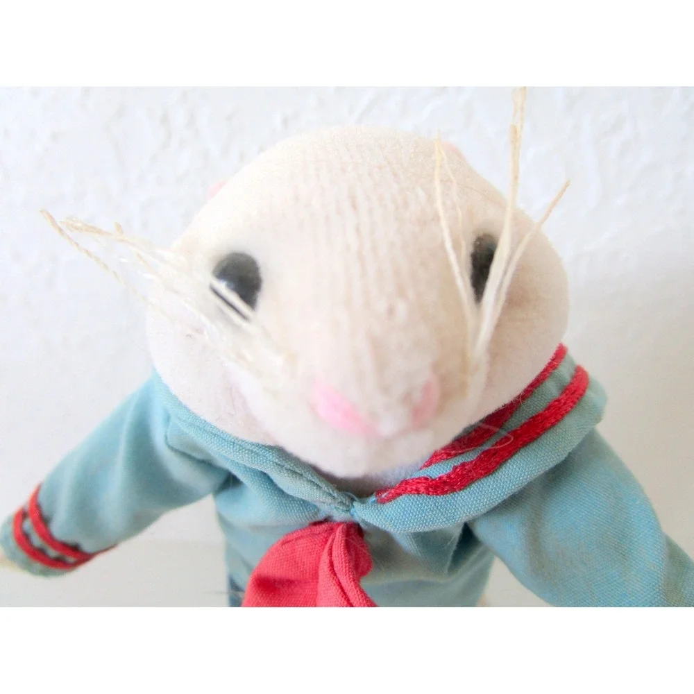 Stuart Little Sailor Suit White Mouse Plush Toy Vintage 1999 Hasbro Original